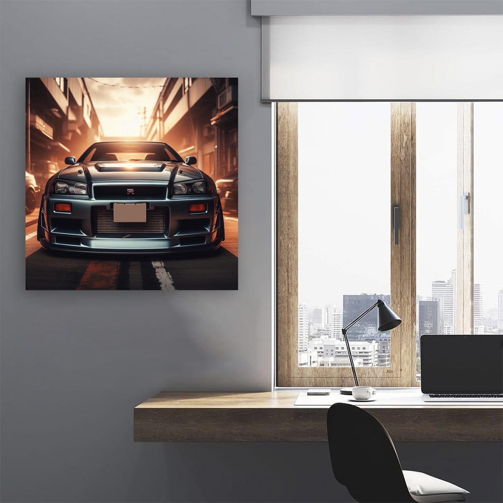 Nissan Skyline Gtr Hood Wall Art