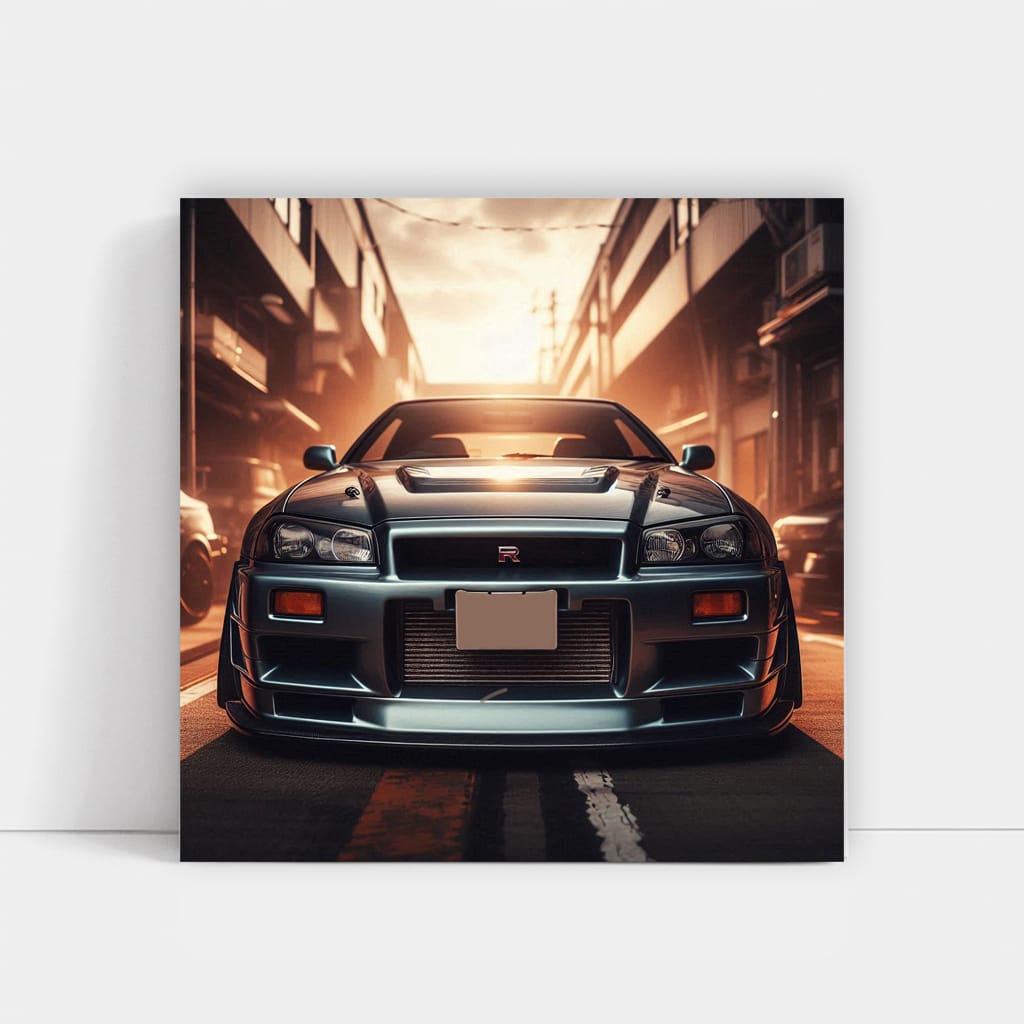 Nissan Skyline Gtr Hood Wall Art