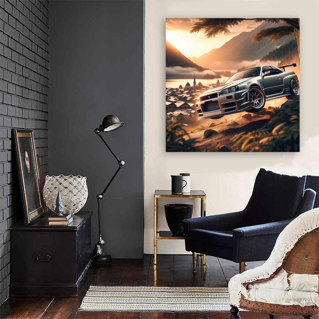 Nissan Skyline Gtr Natu Wall Art