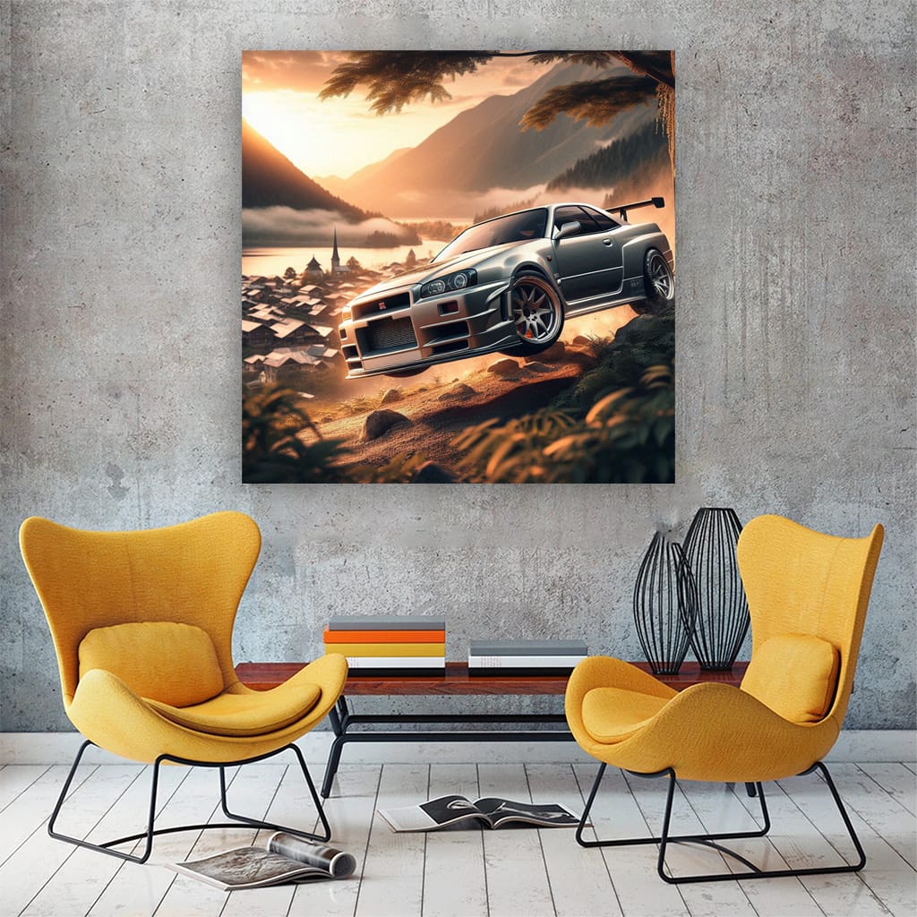 Nissan Skyline Gtr Natu Wall Art