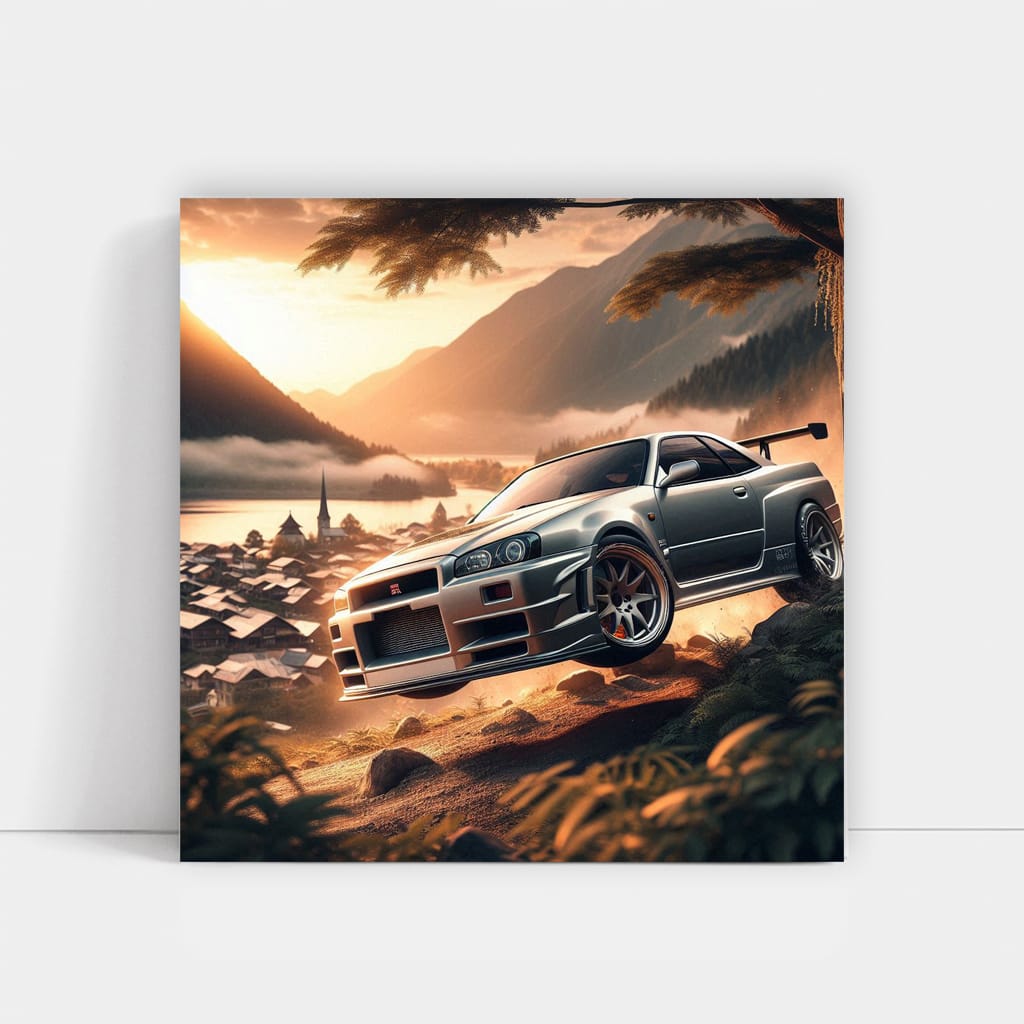 Nissan GT-R Skyline in Nature - Power Meets Serenity