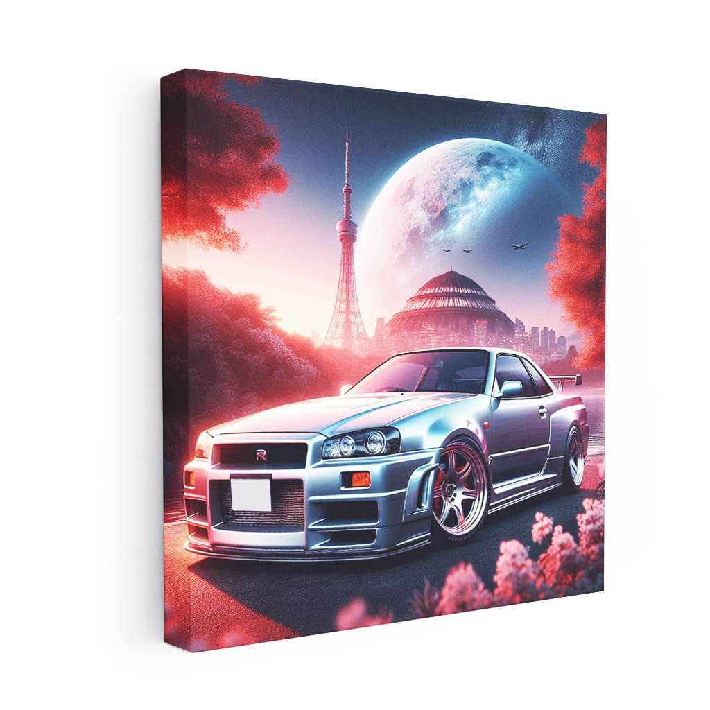 Nissan Skyline Gtr Nature Wall Art