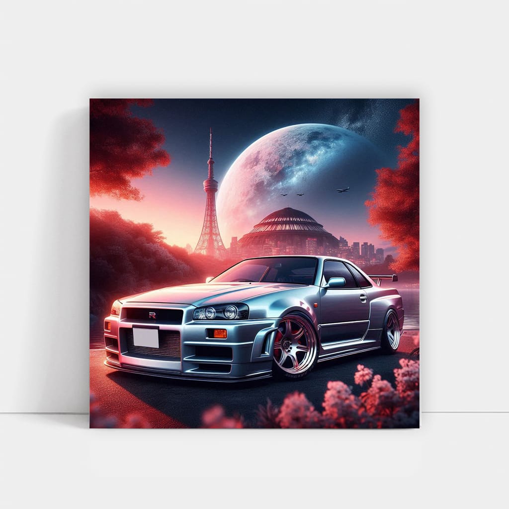 Nissan Skyline GT-R in Nature - Power Meets Serenity