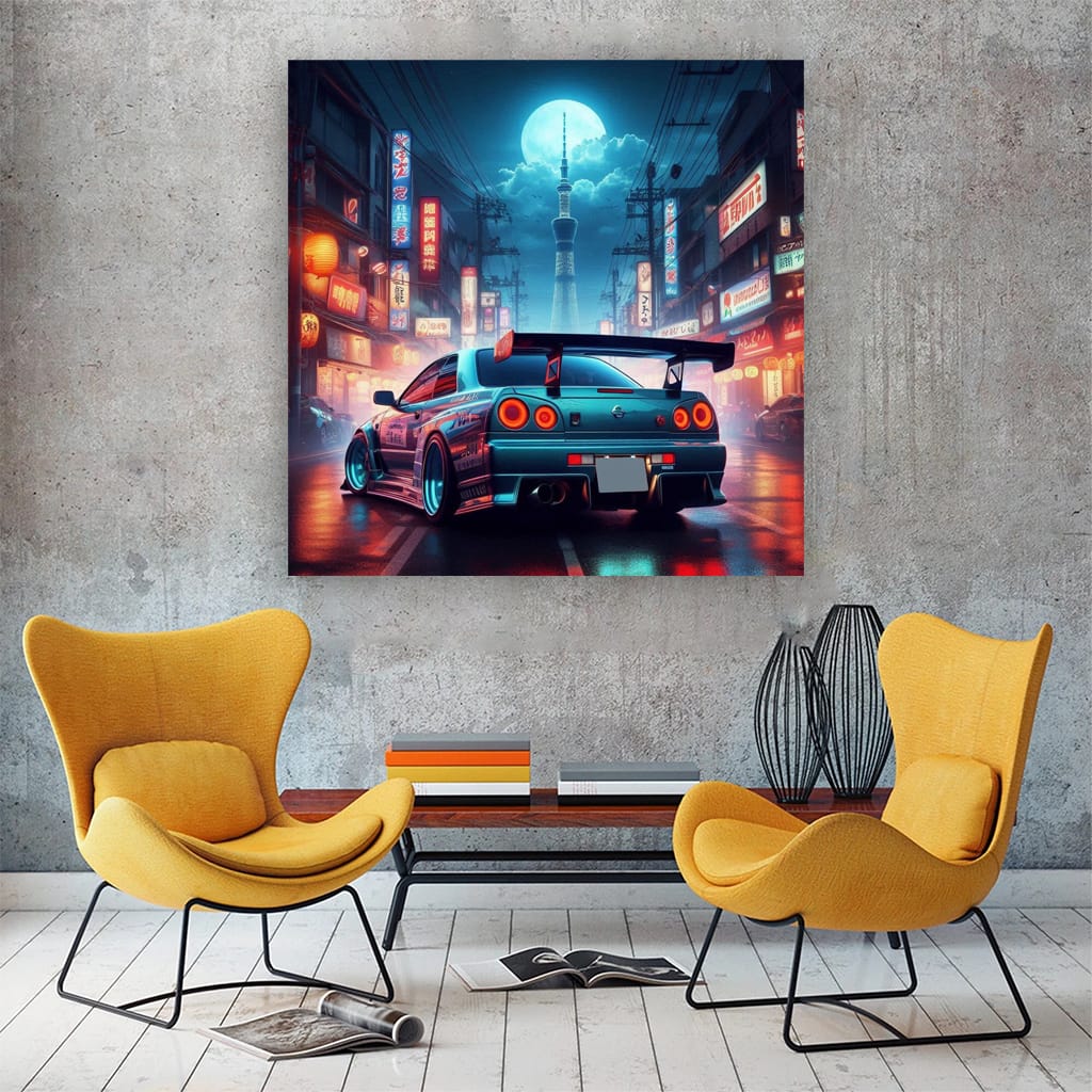 Nissan Skyline Gtr Ne Wall Art