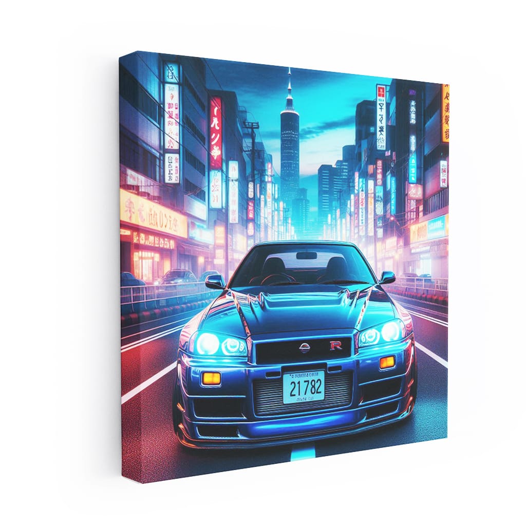 Nissan Skyline Gtr Neon Wall Art