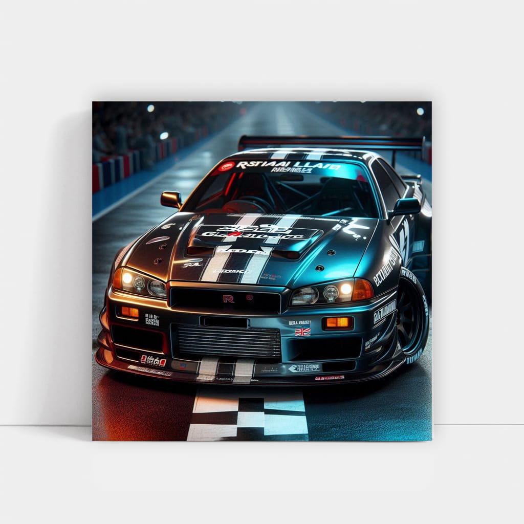 Nissan Skyline Gtr Race Ri Wall Art