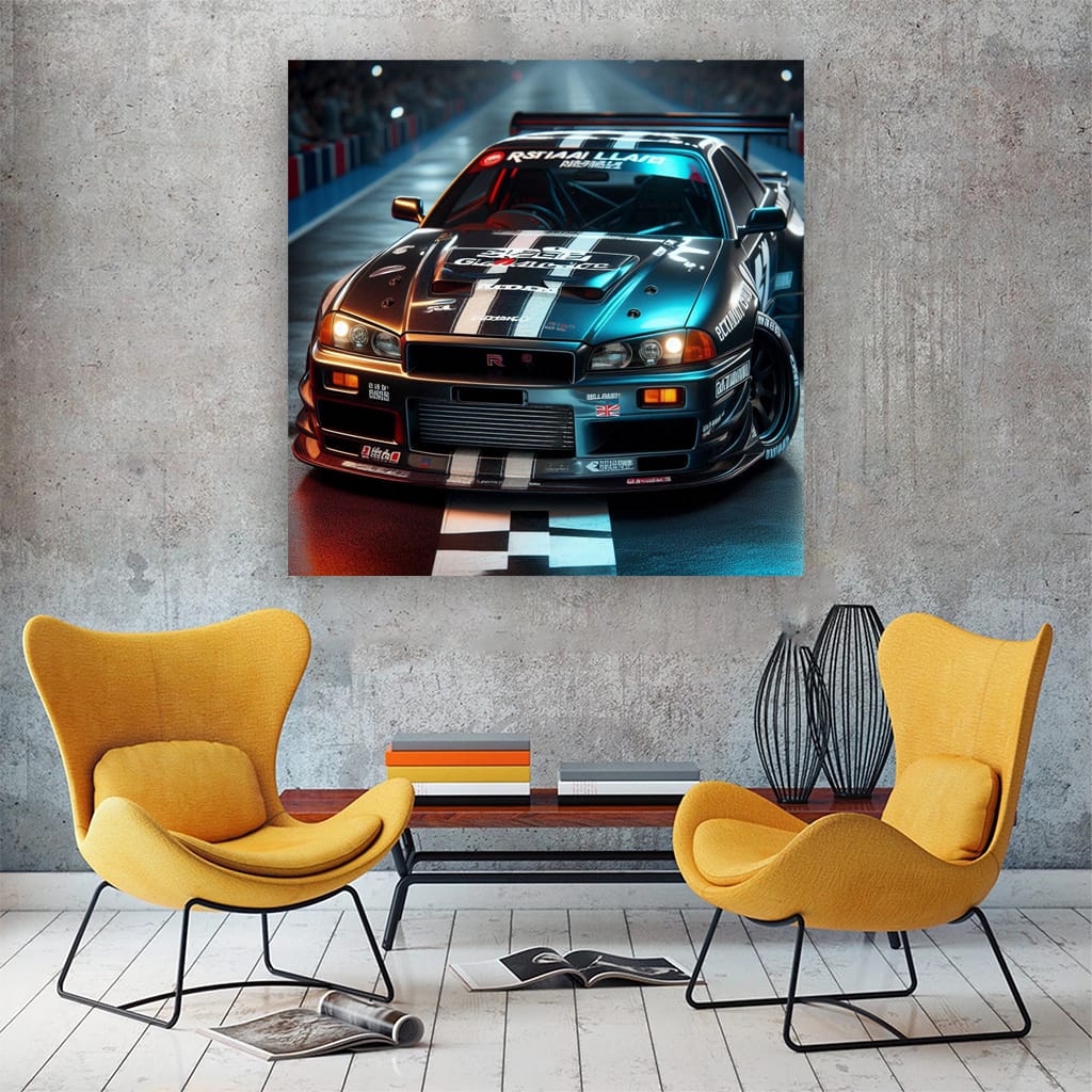 Nissan GT-R Skyline Race Car - Power and Precision