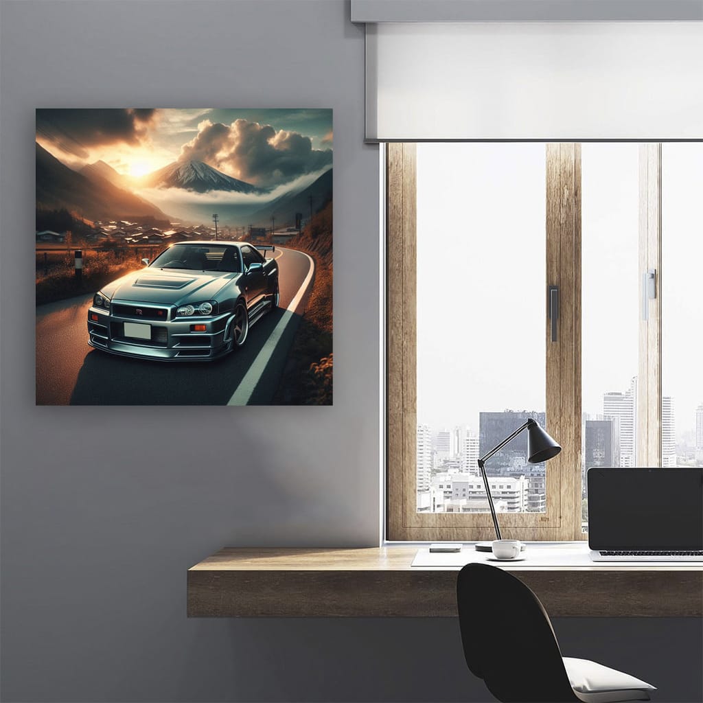 Nissan Skyline Gtr Ro Wall Art