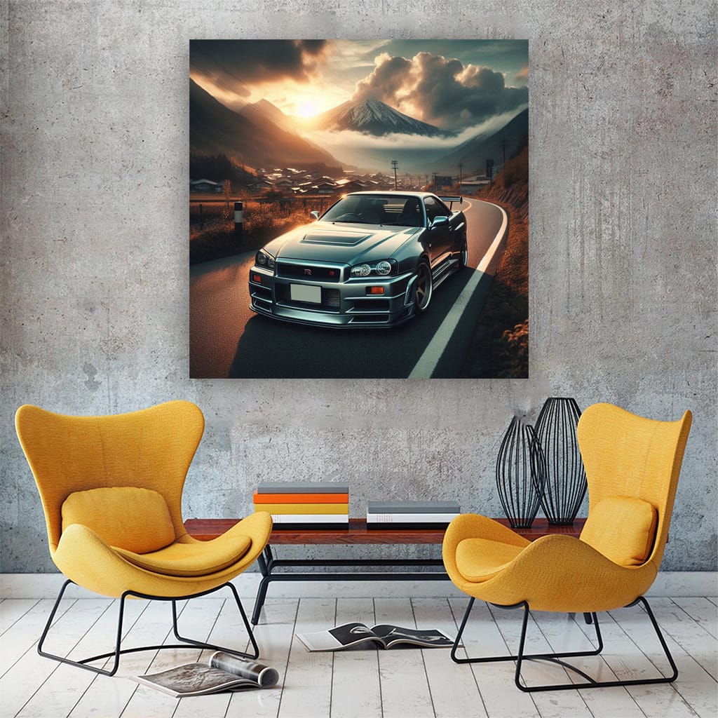 Nissan Skyline Gtr Ro Wall Art