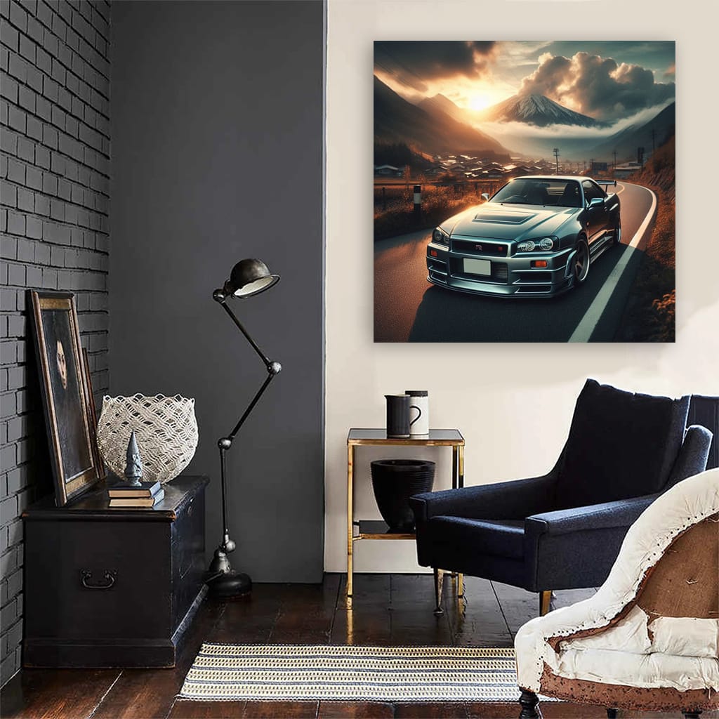 Nissan Skyline Gtr Ro Wall Art