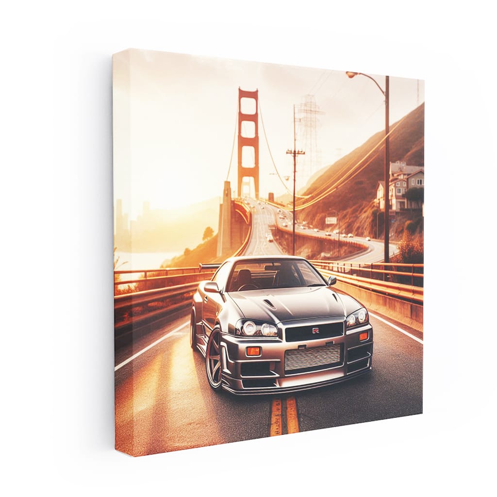 Nissan Skyline Gtr R34 Ro Wall Art