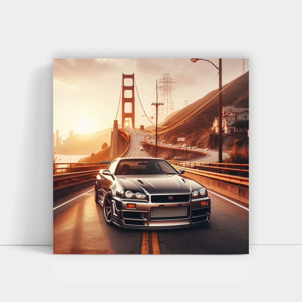 Nissan Skyline Gtr R34 Ro Wall Art