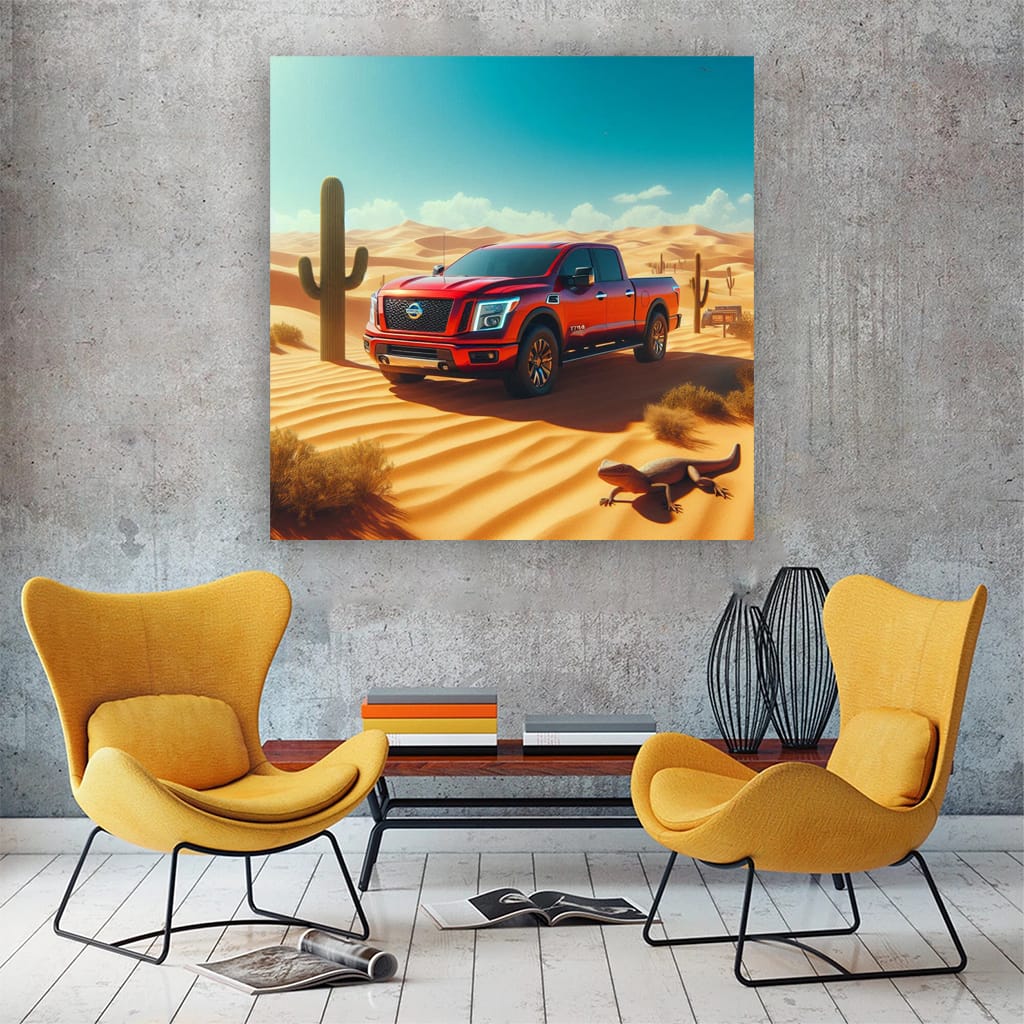Nissan Titan Desert Adventure - Rugged Power and Style