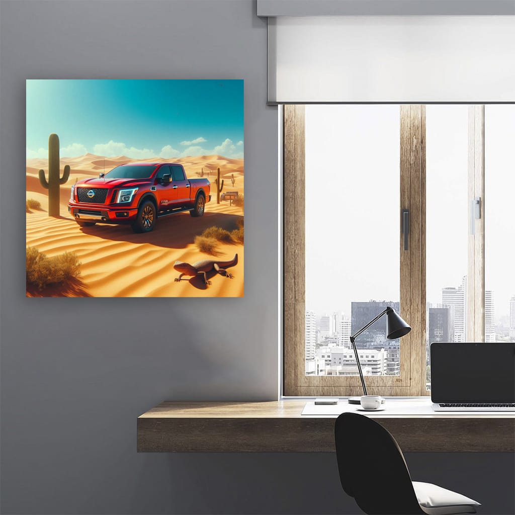Nissan Titan Desert Adventure - Rugged Power and Style