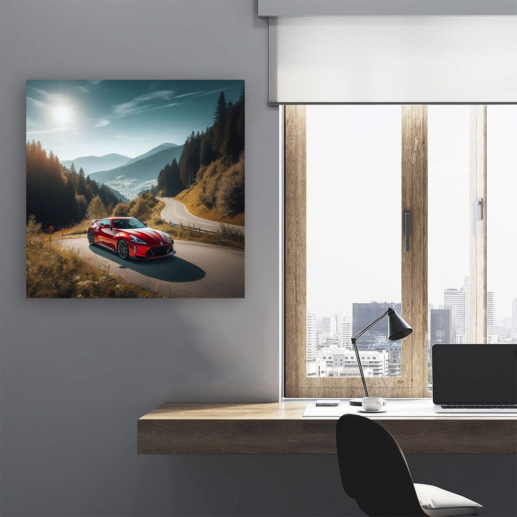 Nissan Z Mounta Wall Art