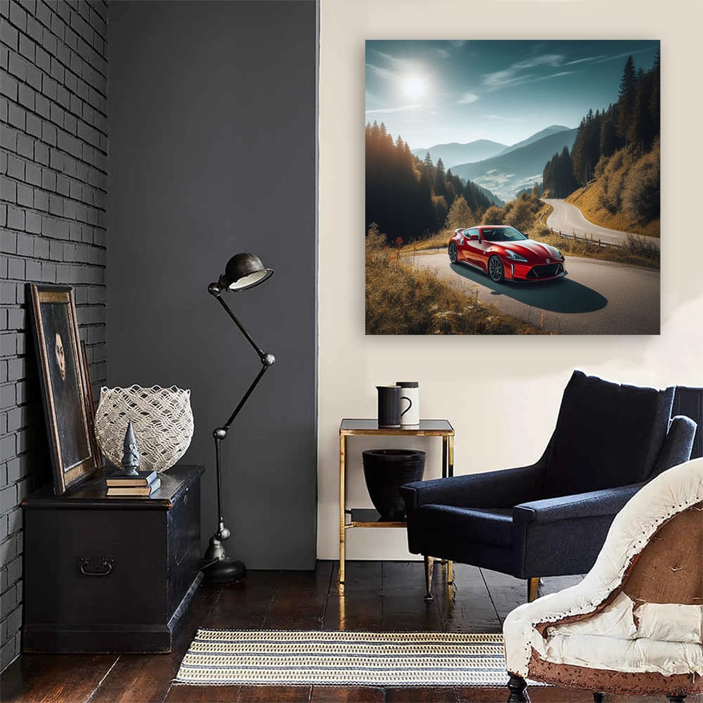 Nissan Z Mounta Wall Art