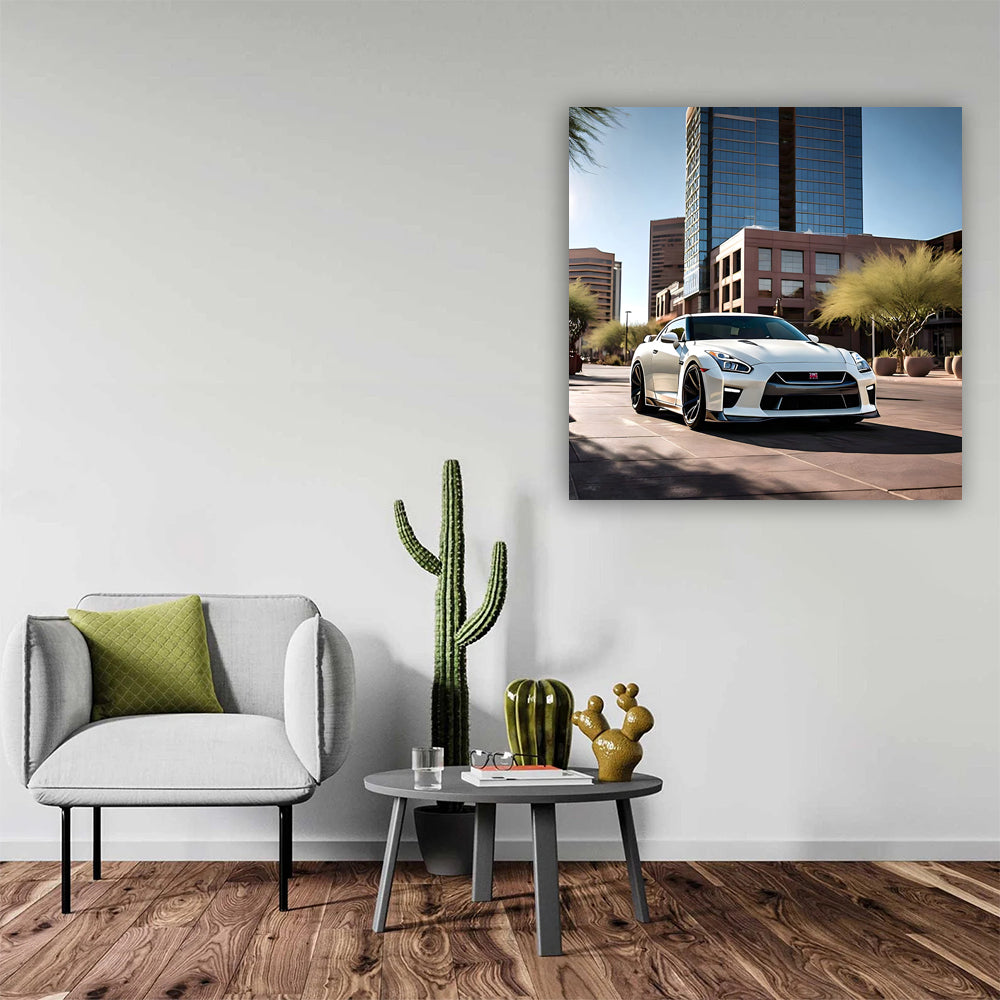 White Nissan GT-R in Phoenix, AZ - Power and Precision