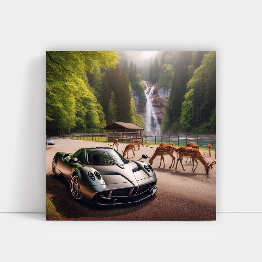 Pagani Huayra in Scenic National Park - Elegance in Motion