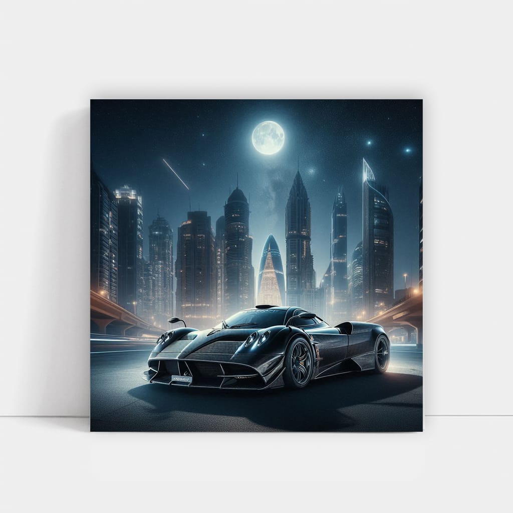 Pagani Huayra at Night - Elegance Meets Speed in Dark