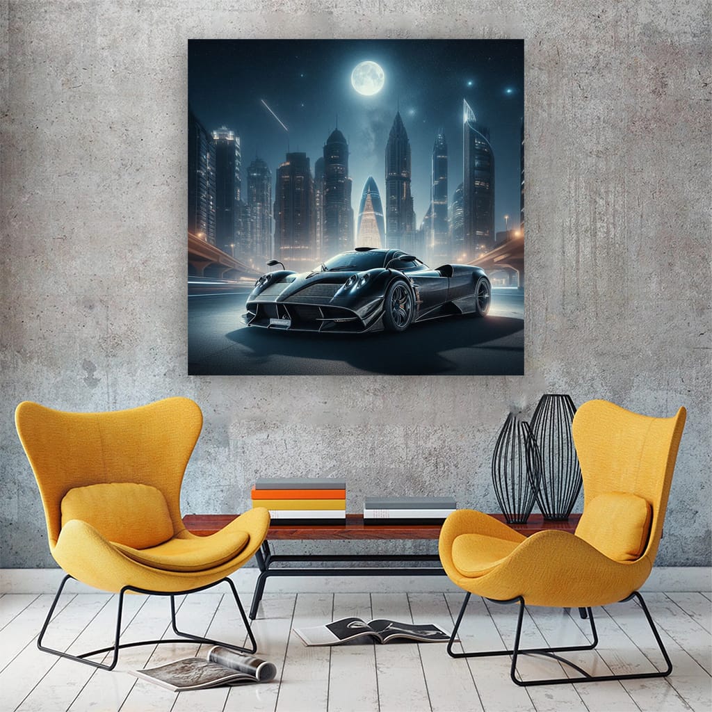 Pagani Huayra Nig Wall Art