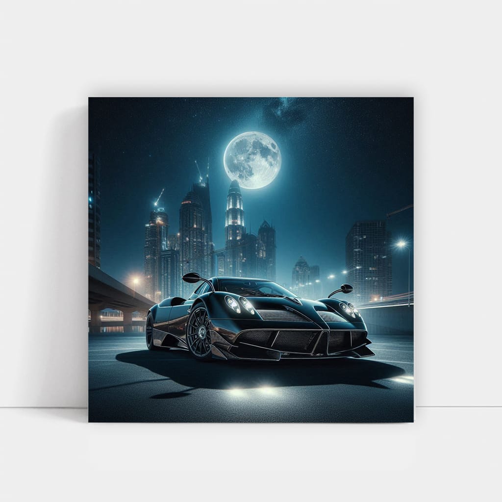 Pagani Huayra Night Wall Art