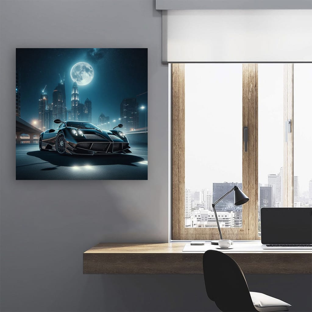 Pagani Huayra Night Wall Art