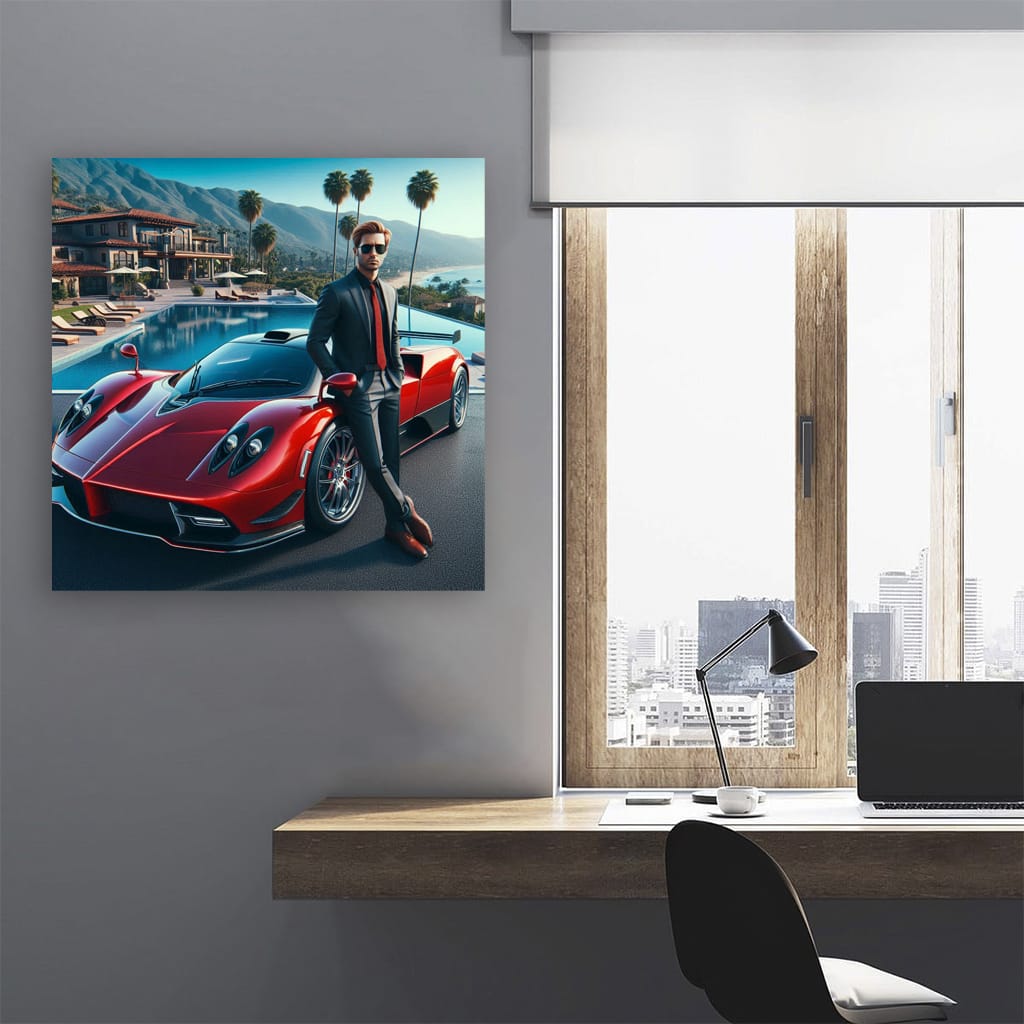 Pagani Zonda Luxury Li Wall Art