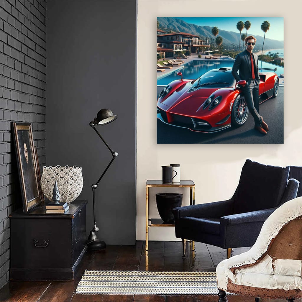 Pagani Zonda Luxury Li Wall Art