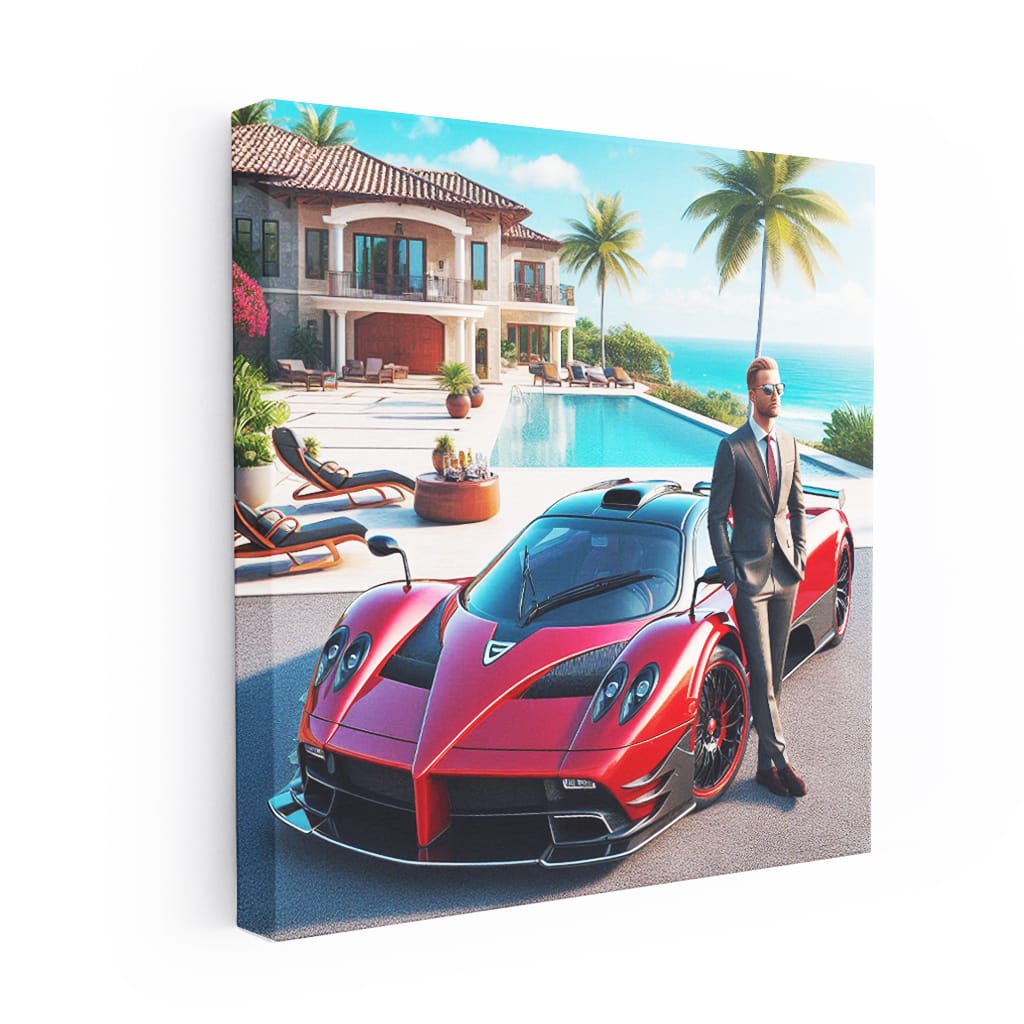 Pagani Zonda Luxury Life Wall Art