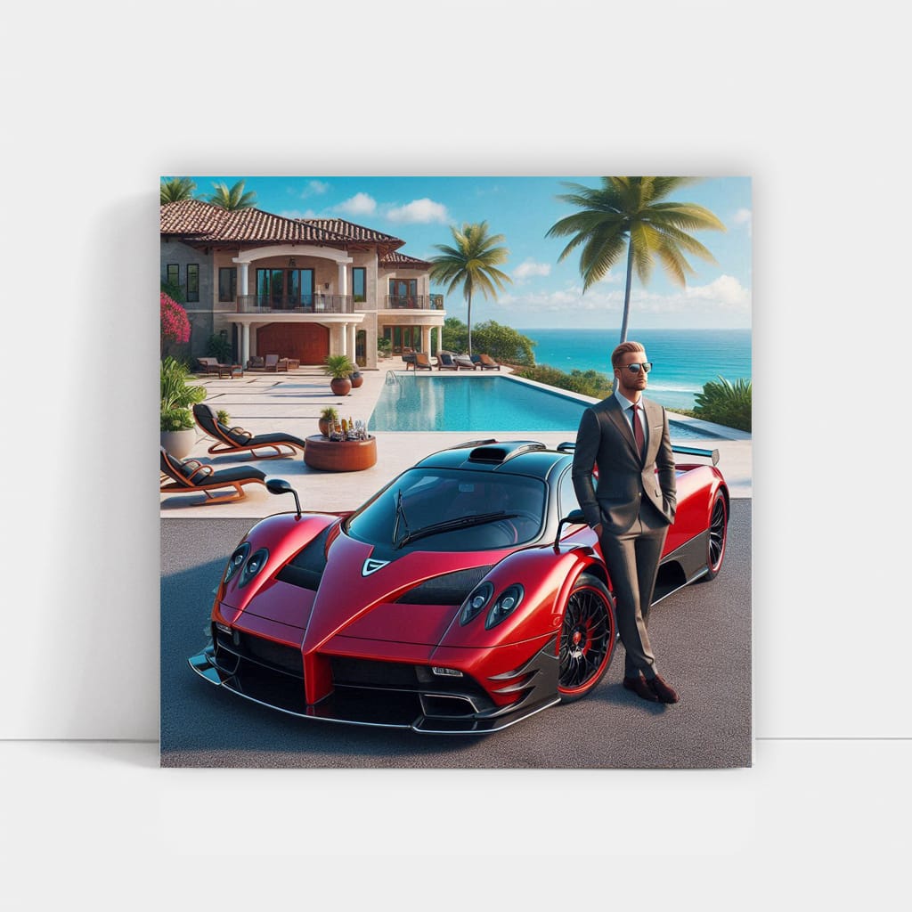 Pagani Zonda Luxury Life Wall Art