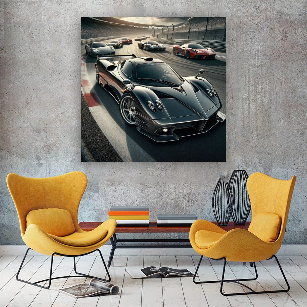 Pagani Zonda Race Ri Wall Art