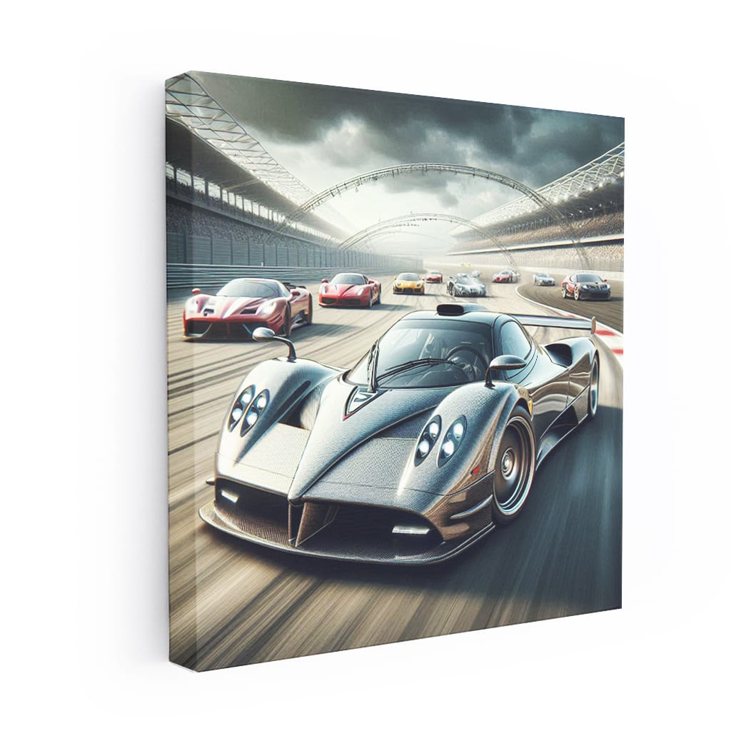 Pagani Zonda Race Ring Wall Art