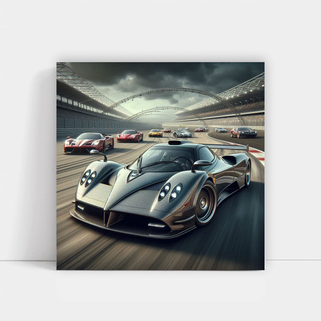 Pagani Zonda Race Ring Wall Art