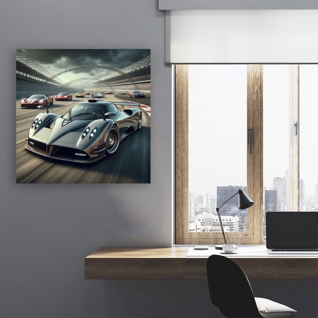 Pagani Zonda Race Ring Wall Art