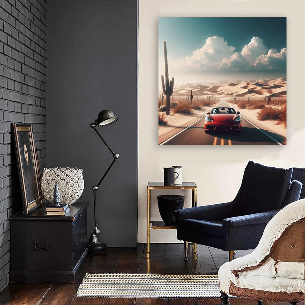 Porsche 718 Boxster Dese Wall Art