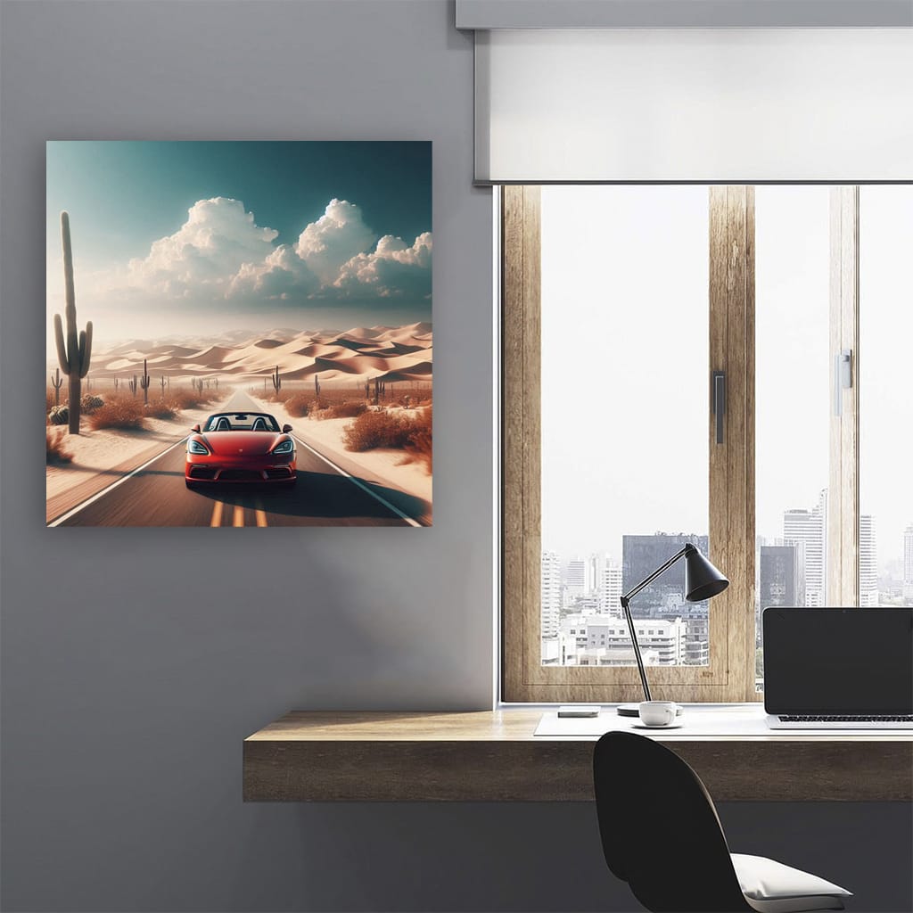 Porsche 718 Boxster Dese Wall Art