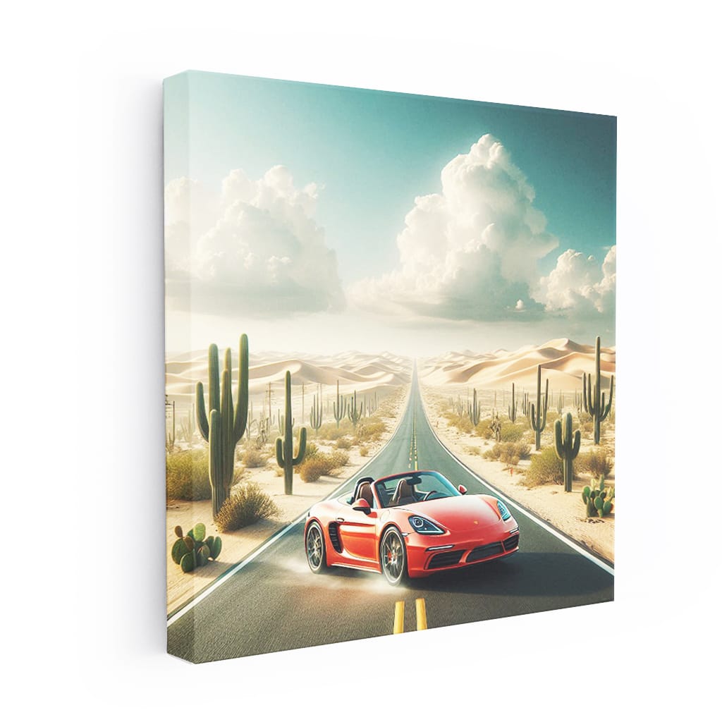 Porsche 718 Boxster Desert Wall Art