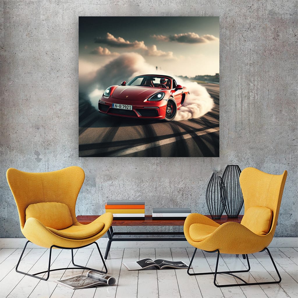 Porsche 718 Boxster Dri Wall Art