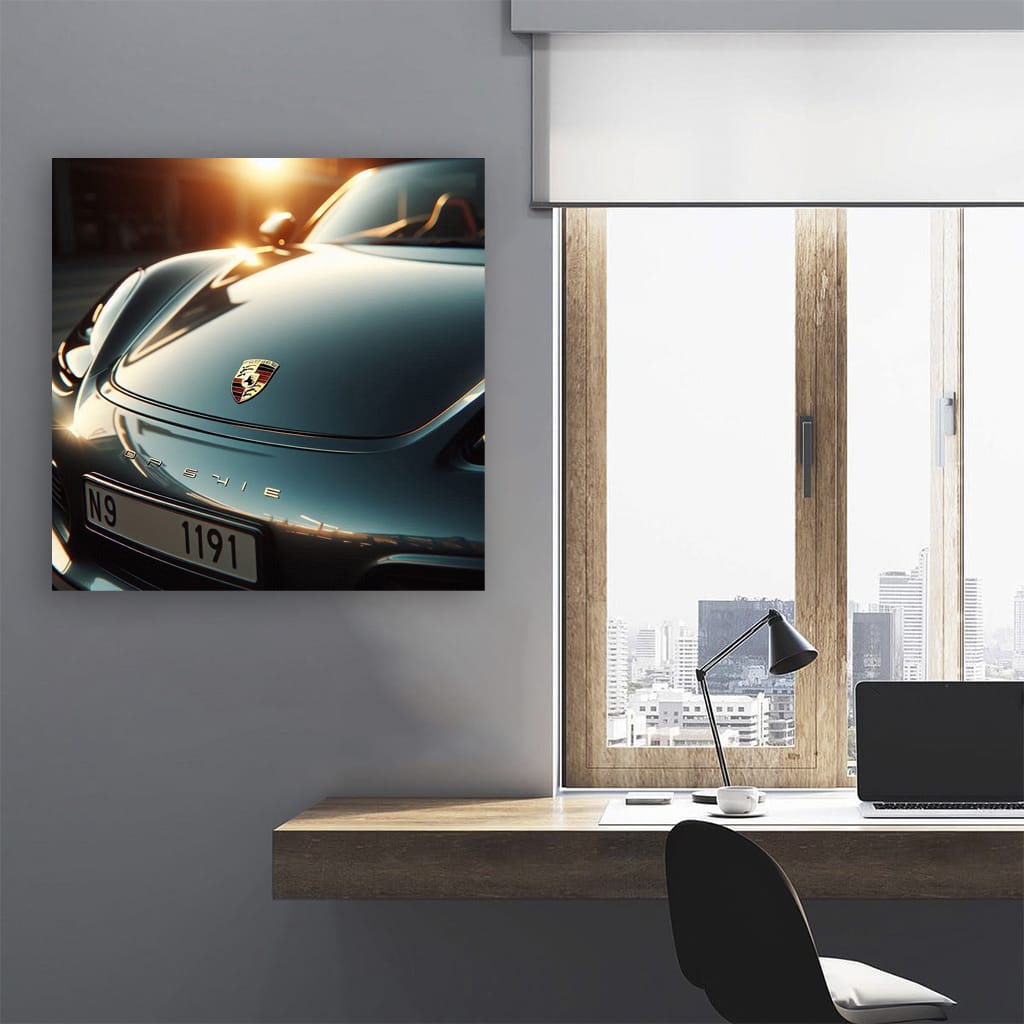 Porsche 718 Boxster Hood Wall Art