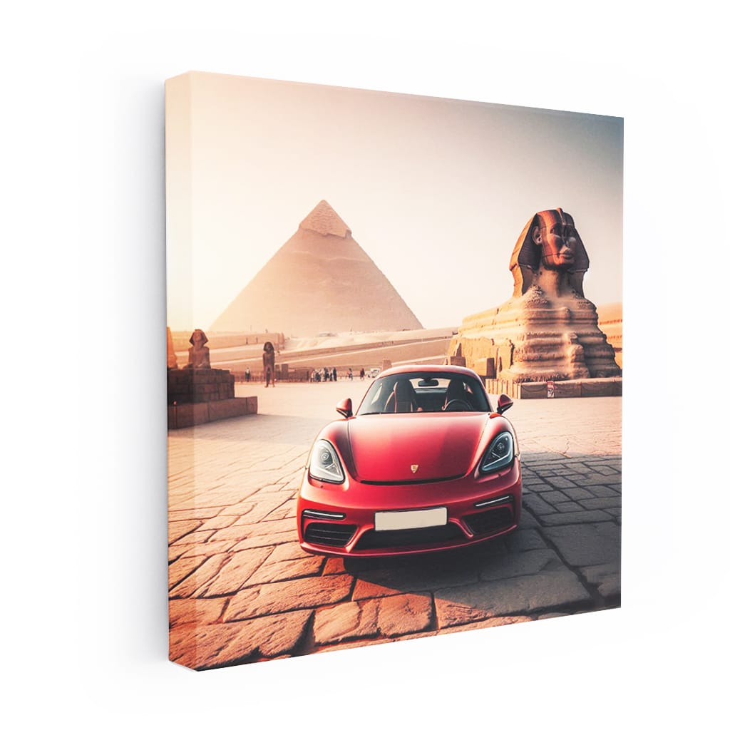 Porsche 718 Cayman Egy Wall Art