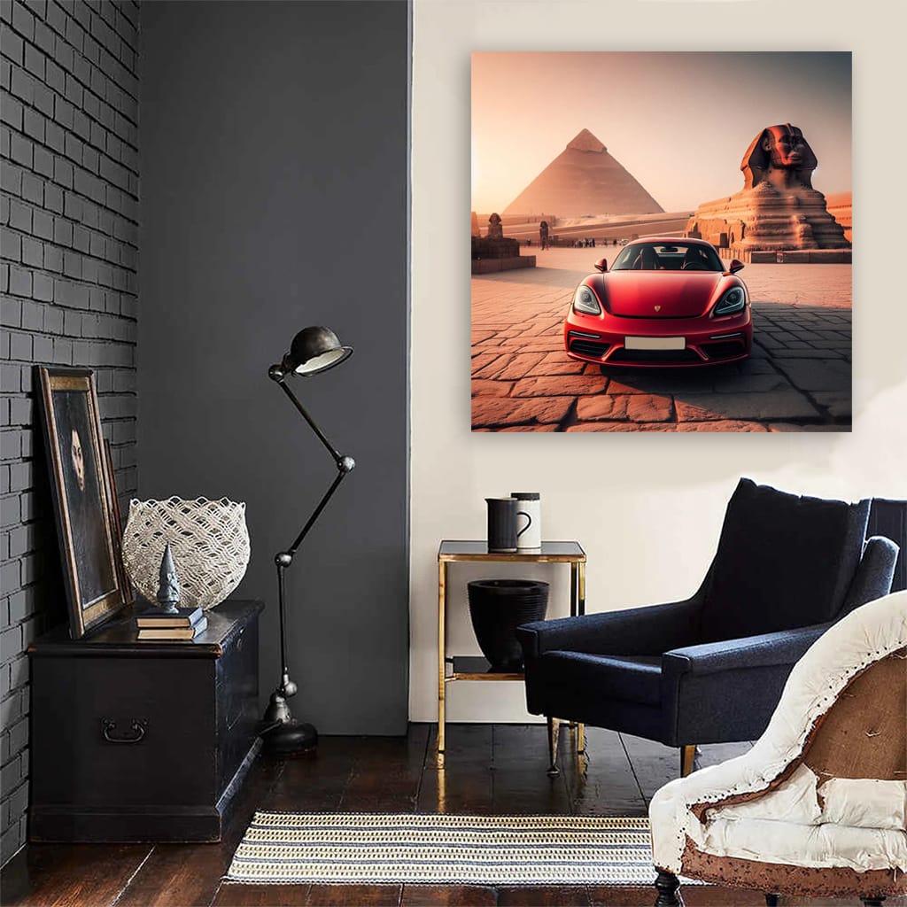 Porsche 718 Cayman Egy Wall Art