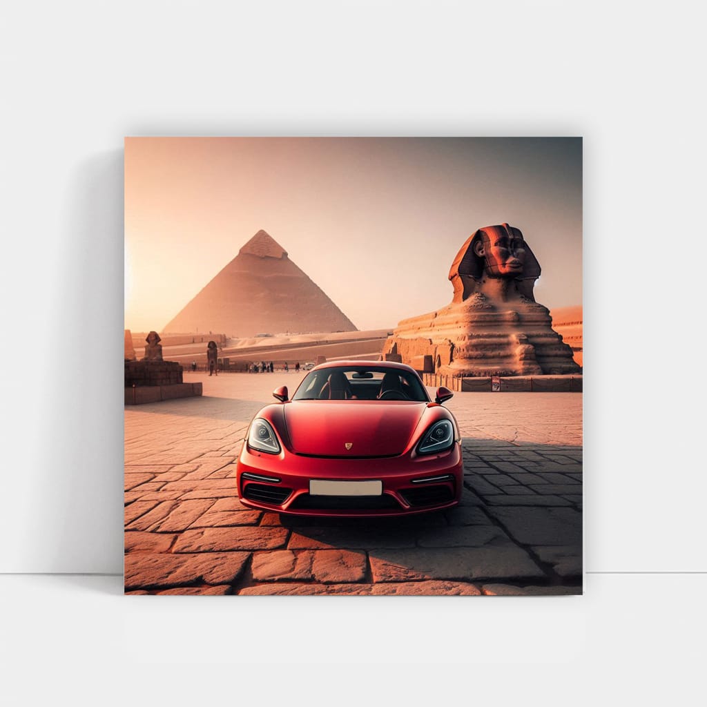 Porsche 718 Cayman Egy Wall Art