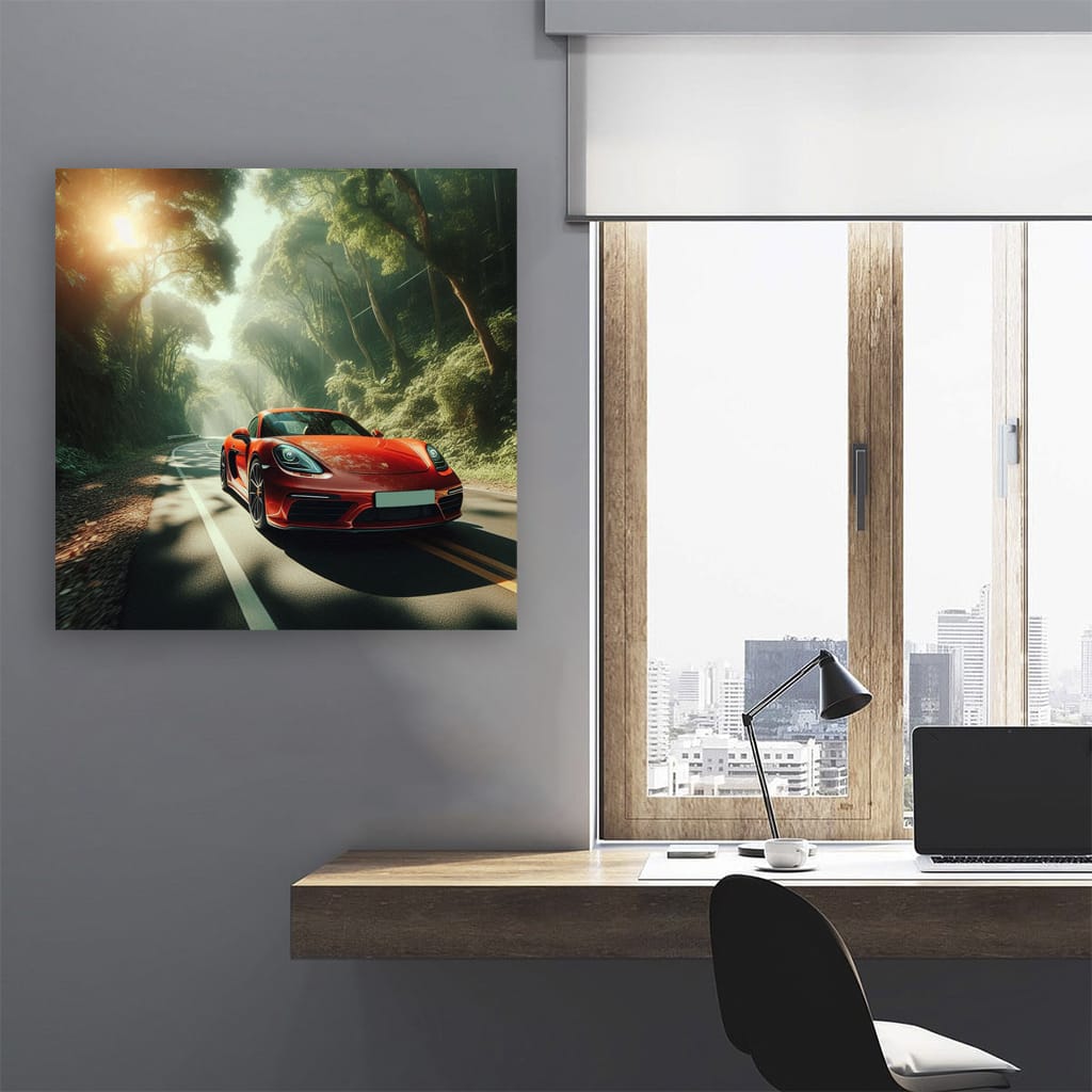 Porsche 718 Cayman Ro Wall Art