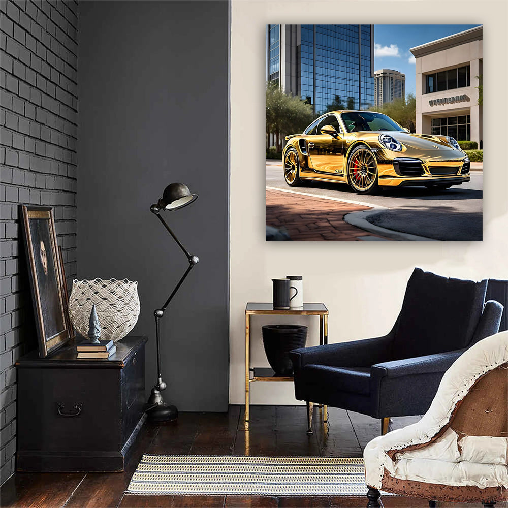 Gold Porsche 911 in Jacksonville - Timeless Icon
