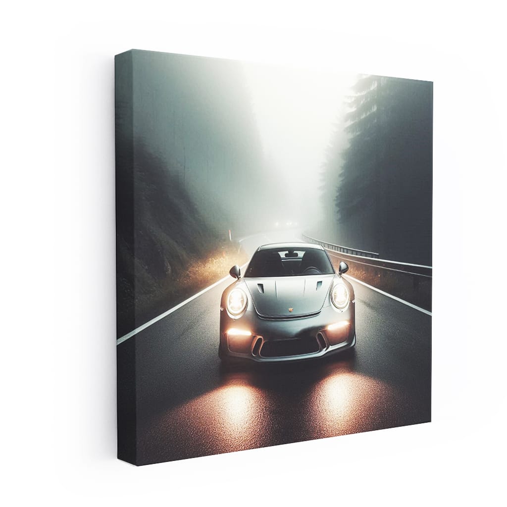 Porsche 911 Gt3 Fog Wall Art