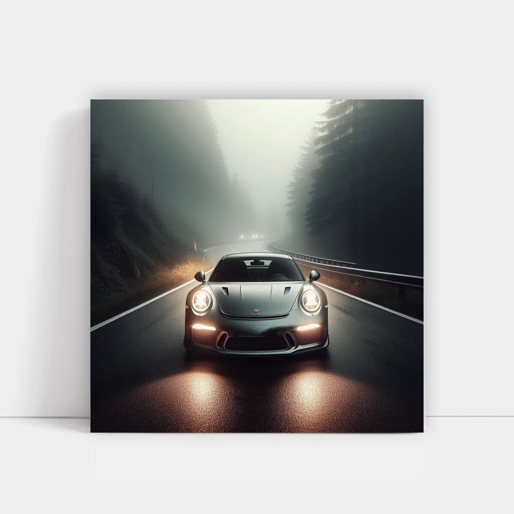 Porsche 911 Gt3 Fog Wall Art