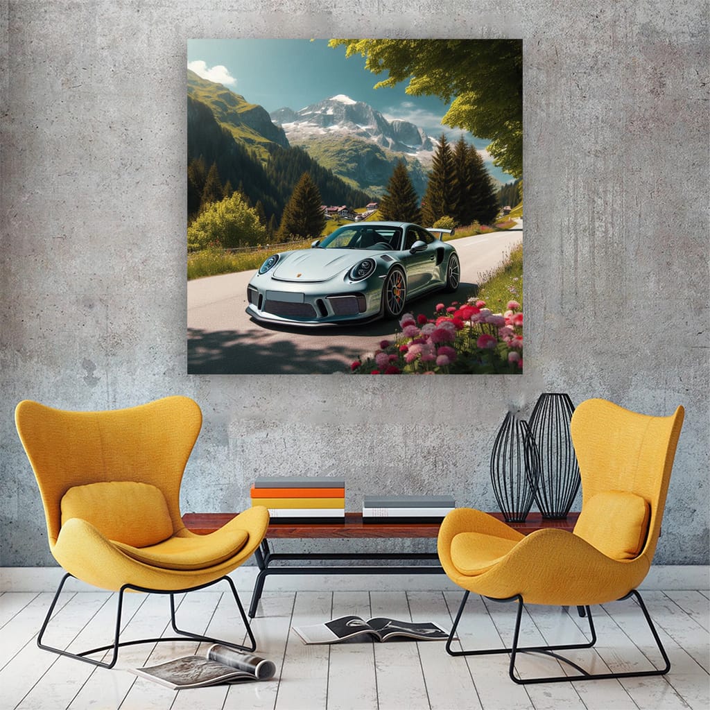 Porsche 911 Gt3 Natur Wall Art