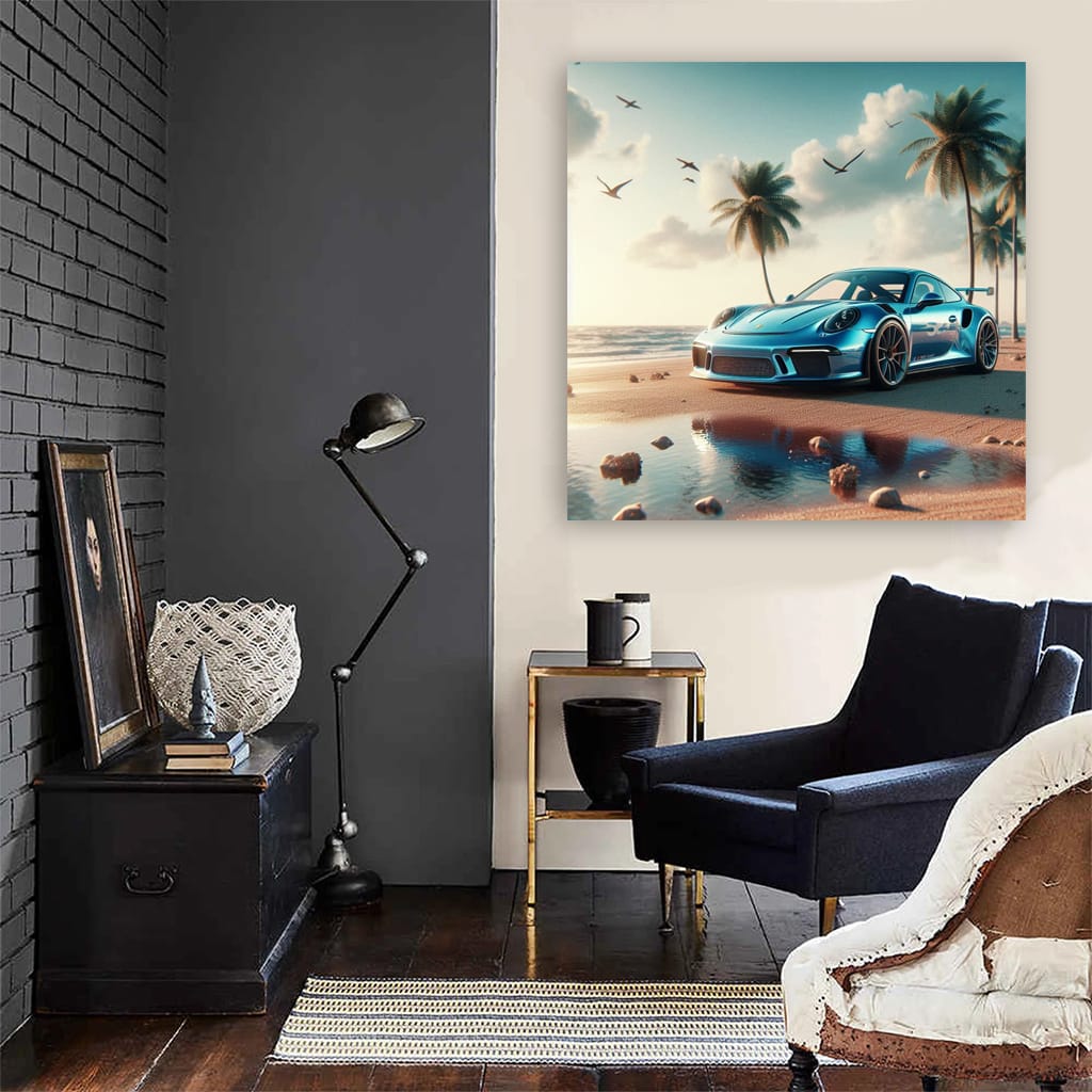 Porsche 911 Gt3 On Bea Wall Art