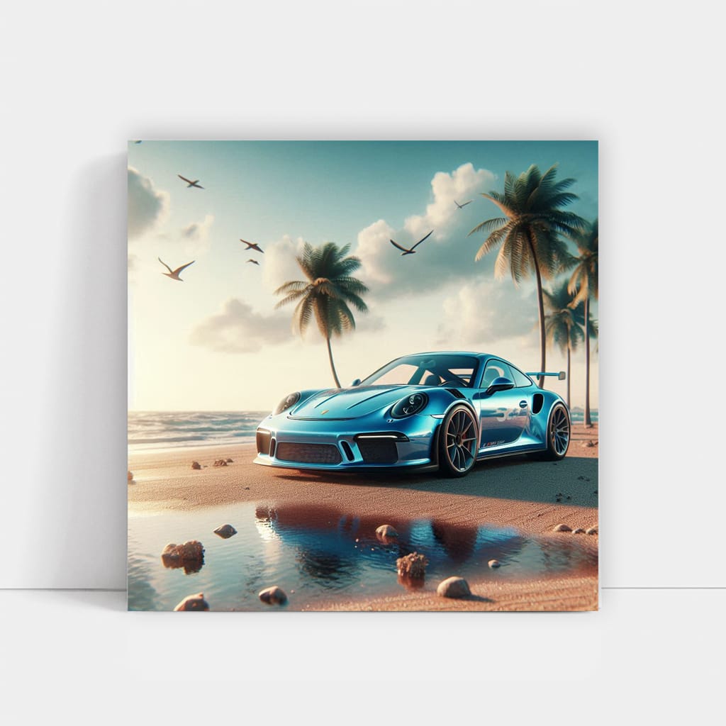 Porsche 911 Gt3 On Bea Wall Art