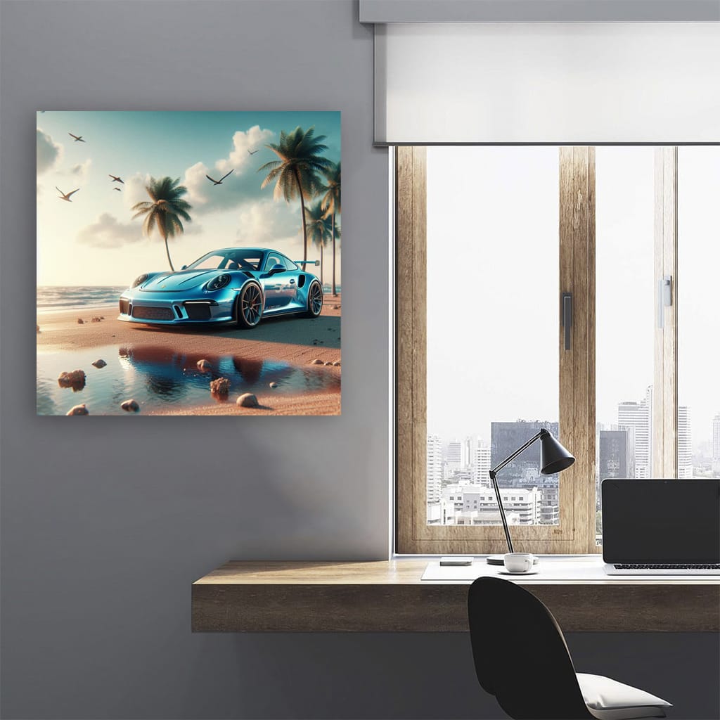 Porsche 911 Gt3 On Bea Wall Art